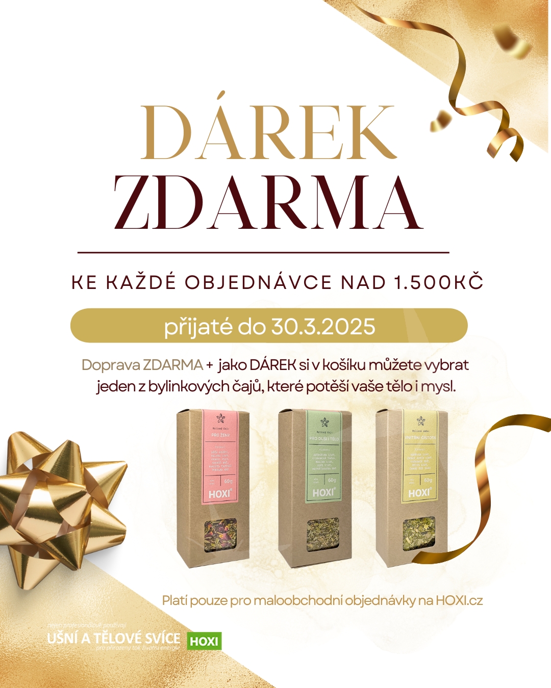 Objednejte si svíce a získejte voňavý čaj zdarma ☕