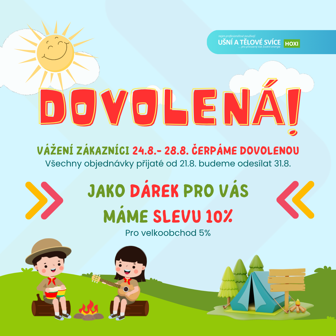 Dovolená a sleva jako dárek pro Vás