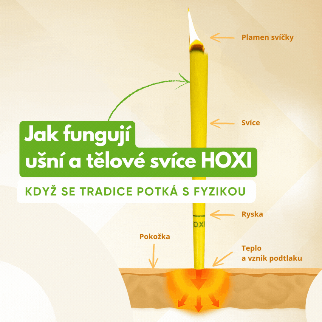 Jak fungují ušní a tělové svíce HOXI