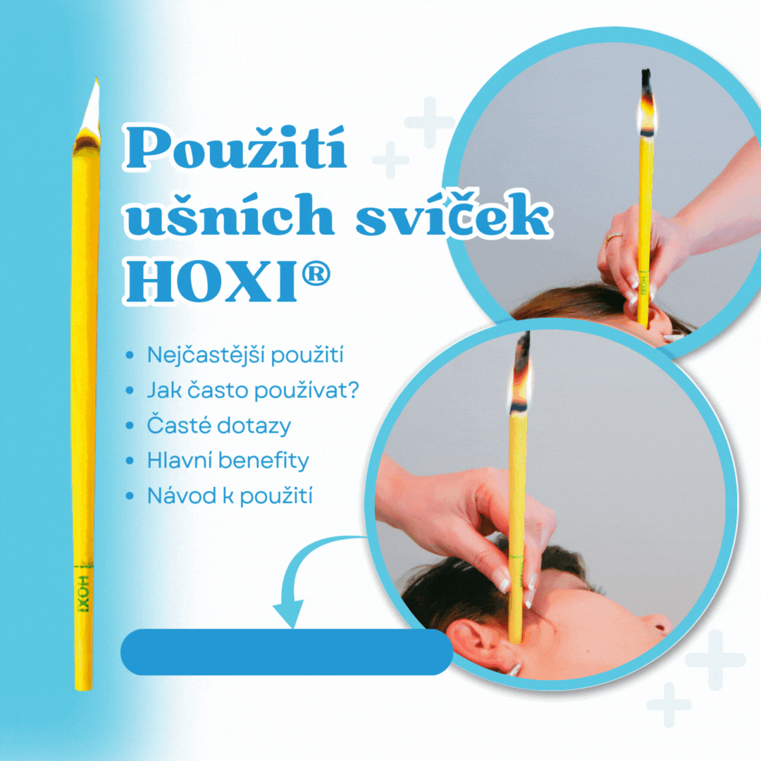 Jak použít ušní svíčky HOXI – návod