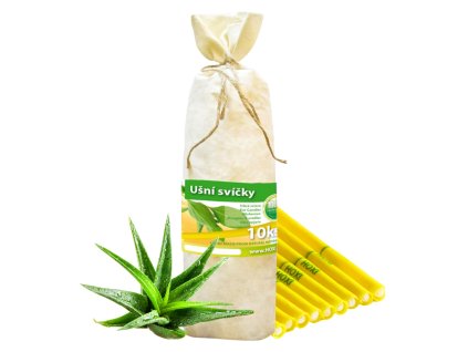 Usni svice HOXI Aloe Vera 10ks v pytliku ECO 01