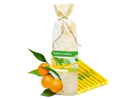 Usni svice HOXI Mandarinka 10ks v pytliku ECO 01