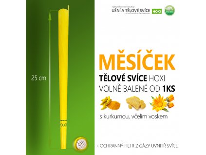 HOXI tělove svice MĚSÍČEK volně balené 01