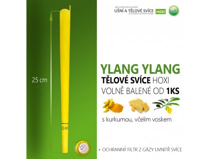 HOXI tělove svice YLANG YLANG volně balené 01