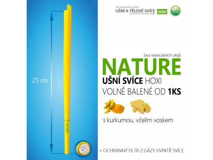 HOXI usni svice NATURE volně balené 01