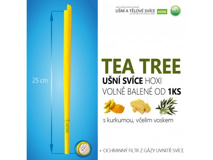 HOXI usni svice TEA TREE esenciální olejvolně balené 01