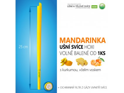 HOXI usni svice MANDARINKA volně balené 01