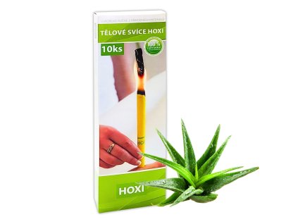 Telove svice HOXI Aloe vea 10ks v krabicce 1