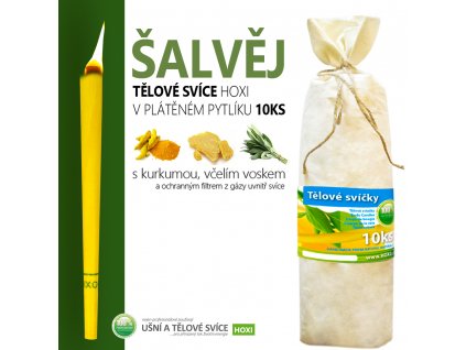 HOXI telove svice SALVEJ v platenem pytliku 10ks 002