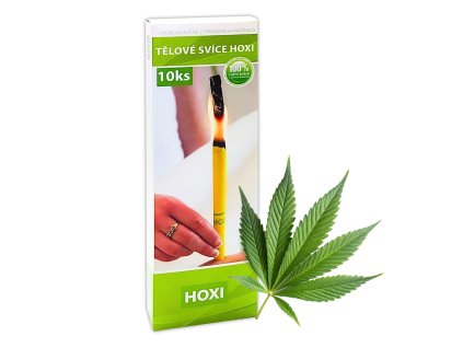 Telove svice HOXI Cannabis 10ks v krabicce 1