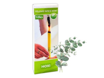 Telove svice HOXI eucalyptus 10ks v krabicce 1
