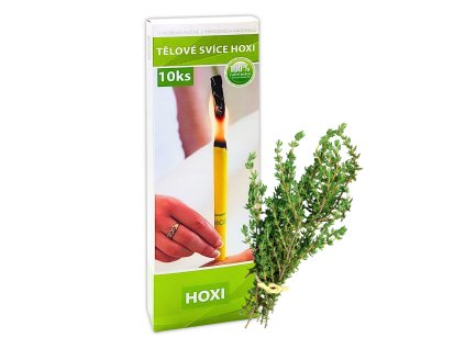 Telove svice HOXI Tymian 10ks v krabicce 1