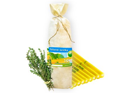 Telove svice HOXI Tymian 10ks v pytliku eko 1