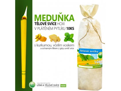 HOXI telove svice MEDUNKA v platenem pytliku 10ks 002