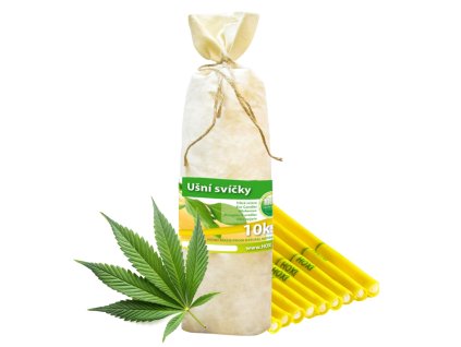 Usni svice HOXI cannabis 10ks v pytliku ECO 01