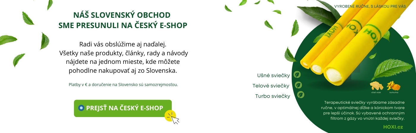 Terapeutické sviečky HOXI