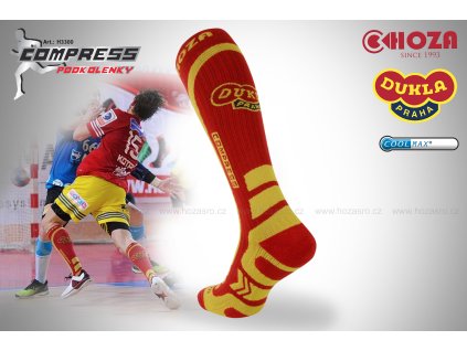 Funkční kompresní podkolenky COOLMAX - HC DUKLA - H3300-D
