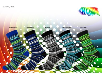 Pánské THERMO ponožky s froté - proužky od 99kč - H3416