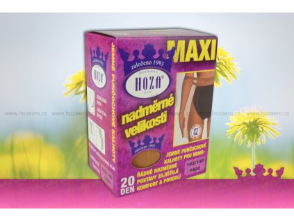 Punčochové kalhoty HOZA - předozadní klín Mariana, 20 DEN - D03