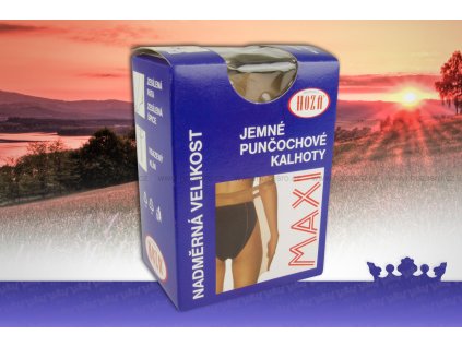 Punčochové kalhoty - nadměrné, zesílená pata, zadní klín - D06-od 79kč