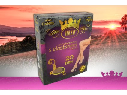 Punčochové kalhoty HOZA - elastické, 20 DEN - D26