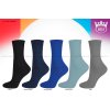 Dětské ponožky s elastanem - tmavý mix - H035-UNI