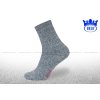 Dámské froté ponožky melír - H2200-A