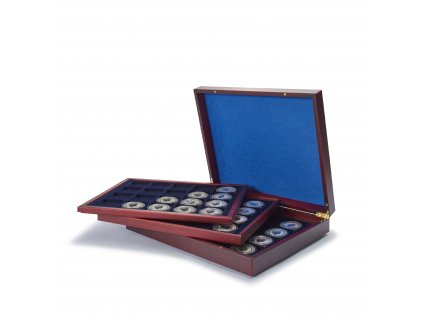volterra trio muenzkassette mit 60 eckigen faechern fuer muenzen bis 48 mm o