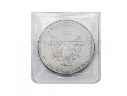 Průhledné mincovní kapsy do 46 mm (Velikost balení 100 ks)