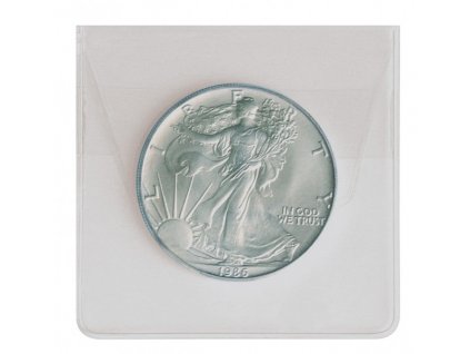 Průhledné mincovní kapsy do 60 mm (Velikost balení 500 ks)