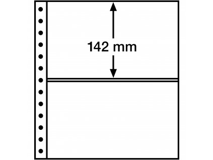 leuchtturm r tafeln 2er einteilung klarsichtig 5er pack