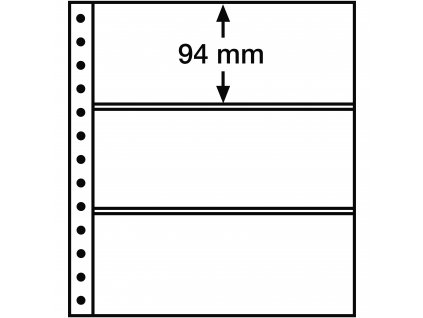 leuchtturm r tafeln 3er einteilung klarsichtig 5er pack