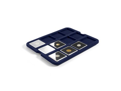 mazzola tableau fuer 12 quadrum muenzkapseln blau