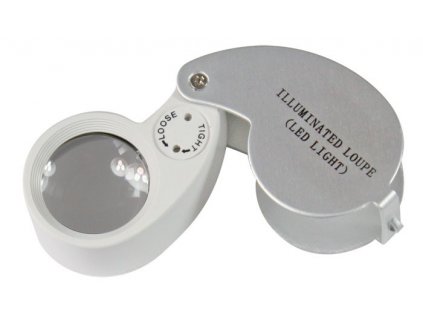 2422 skladaci lupa s led osvetlenim 10x zvetseni