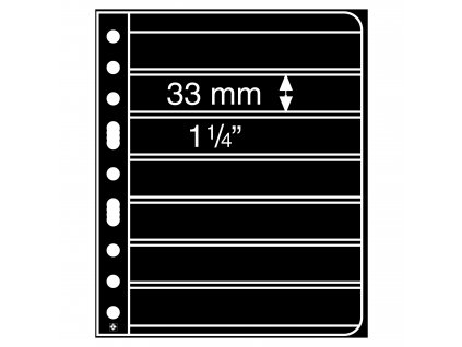kunststoffhuellen vario 7er einteilung schwarz 5er pack