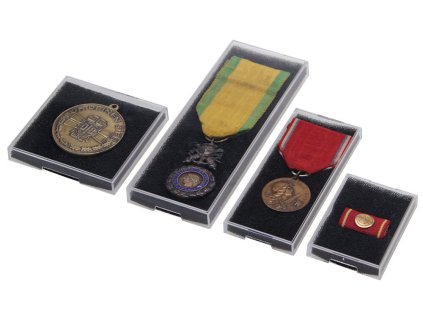 Etue na vyznamenání, čestné odznaky a medaile (Rozměry 132 x 47 x 10 mm)