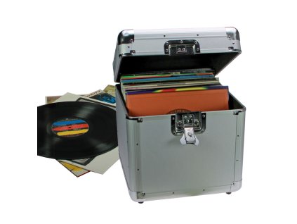alu koffer fuer 100 platten schallplattenkoffer 221