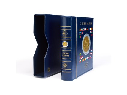 optima ringbinder classic design 2 euro inkl schutzkassette blau