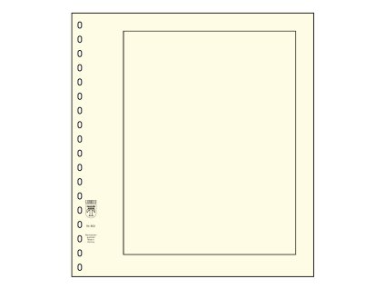 3822 blanko bily karton s cernym oramovanim