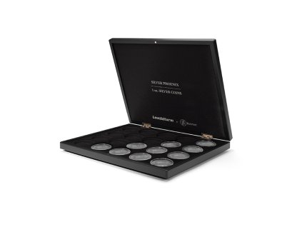 volterra uno muenzkassette fuer 20 silbermuenzen silver phoenix in muenzkapseln