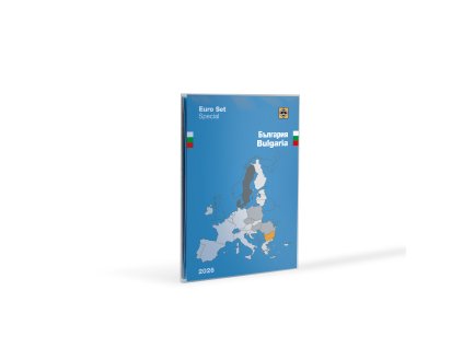coin card for 1 euro coin set bulgaria