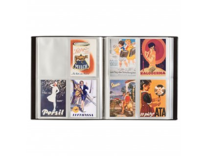 album fuer 400 postkarten schwarz