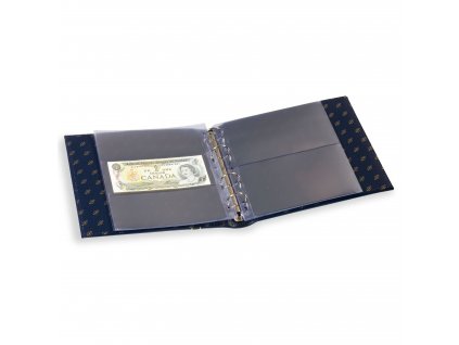 banknoten album numis classic design blau