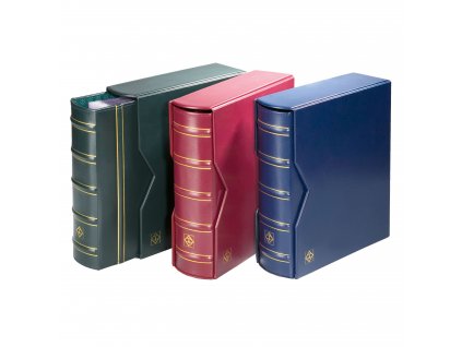 ringbinder optima classic design gigant inkl schutzkassette blau