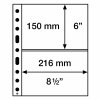 kunststoffhuellen grande easy 2 taschen quer a5 pp klar 50er pack