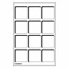 muenztableau l mit 12 eckigen faechern 67 mm blau 2er pack