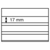 einsteckkarten standard pvc 158x113 mm 3klare streifen mit schw karton 100er pack