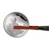 Poniklovaná pinzeta na mince, 120 mm