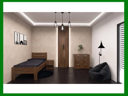 Tea 90, ROBIN, Prádelník 2D GRAND OŘECH 1