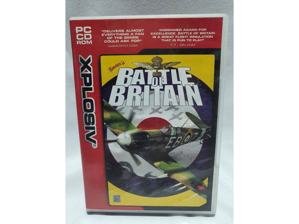 PC ROWAN´S BATTLE OF BRITAIN XPLOSIV EDÍCIA PC CD-ROM